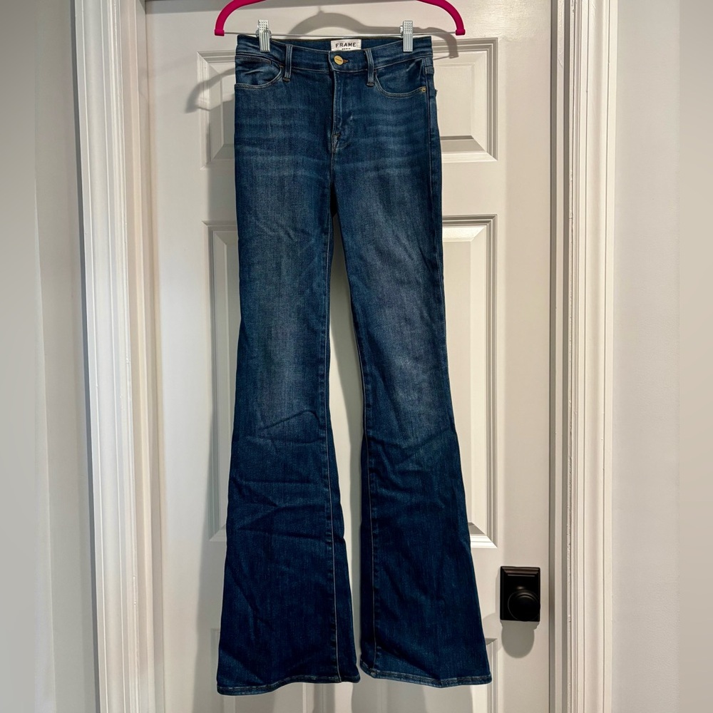 Women's Blue Flare Jeans
